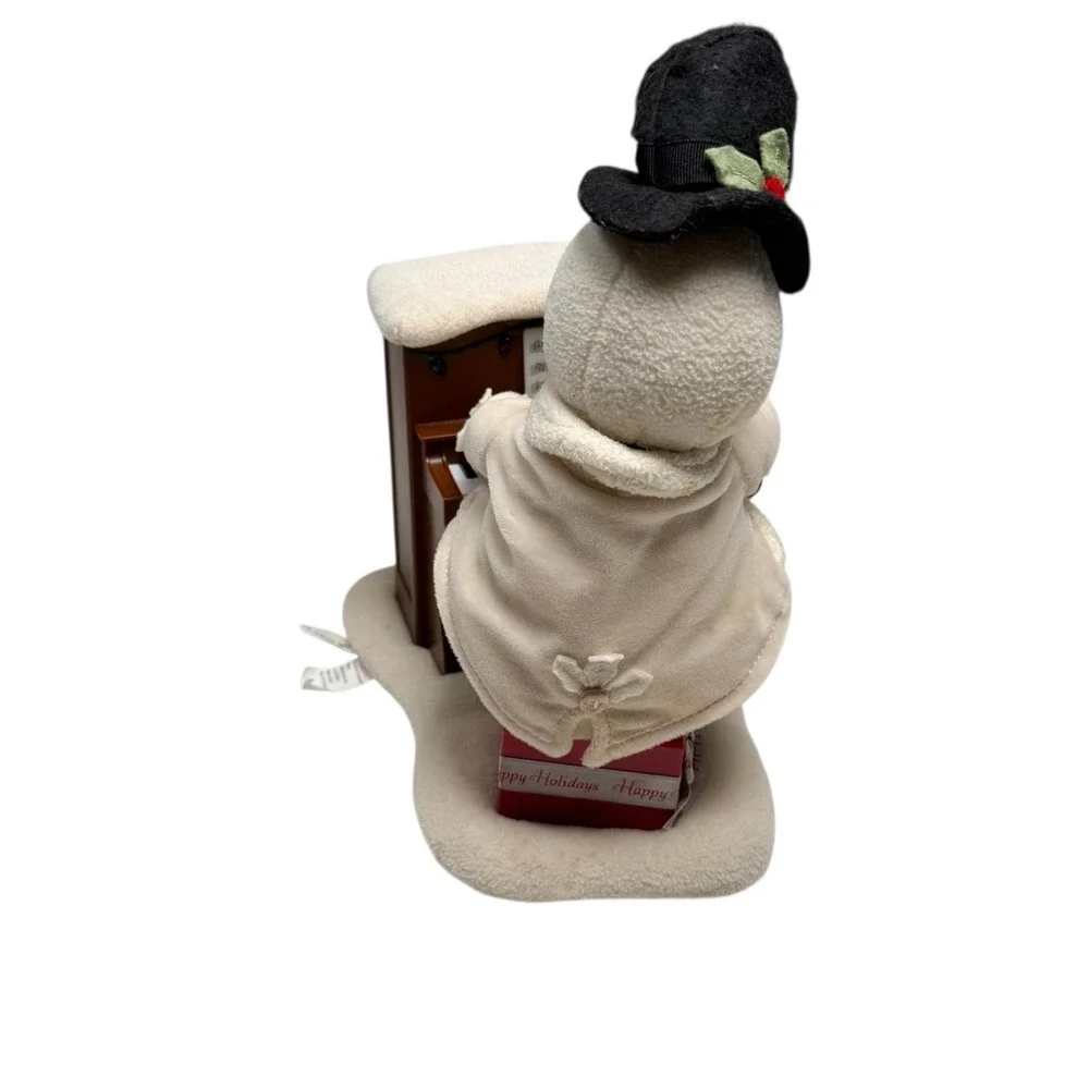 Hallmark Jingle Pals Plush Snowman Playing Piano NOT WORKING For Parts
